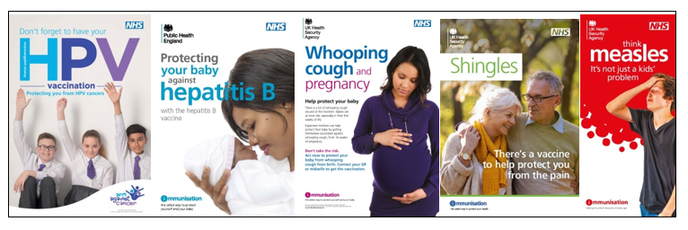 Immunisation leaflets