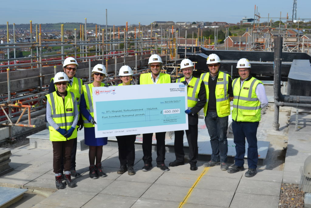 The 3Ts Redevelopment's helideck project receives a cash boost from the County Air Ambulance Trust