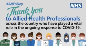 Thank you to Allied Health professionals graphic